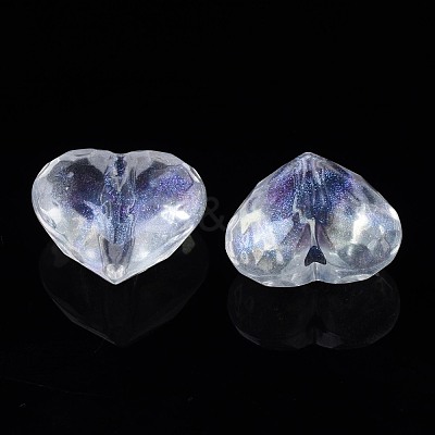 Transparent Acrylic Beads X-OACR-N008-090-1