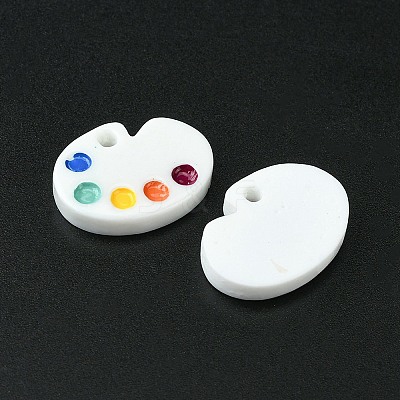 Opaque Resin Pendants CRES-YW0001-09-1