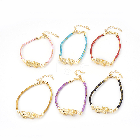Brass Links Bracelets BJEW-F362-E-1