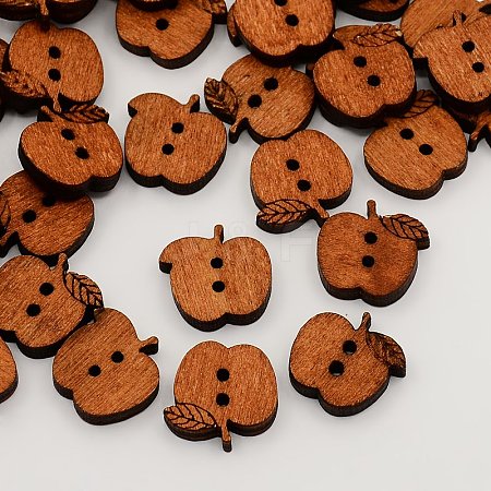 2-Hole Wooden Buttons X-BUTT-N003-23-1