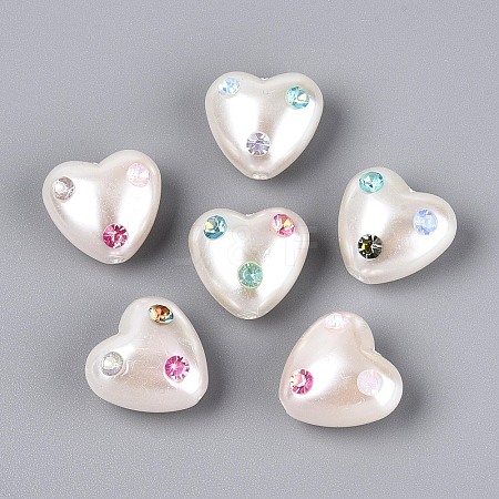 ABS Plastic Imitation Pearl Beads SACR-T017-79A-1