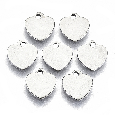 Non-Tarnish 201 Stainless Steel Charms STAS-R116-012B-1