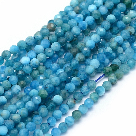 Natural Apatite Beads Strands G-E411-36-2mm-01-1