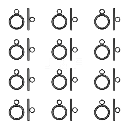 Unicraftale 12Pcs 304 Stainless Steel Toggle Clasps STAS-UN0050-83-1