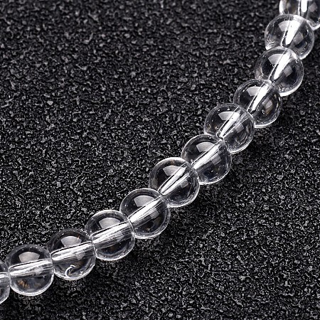 Glass Round Bead Strands X-GLAA-I028-10mm-01-1