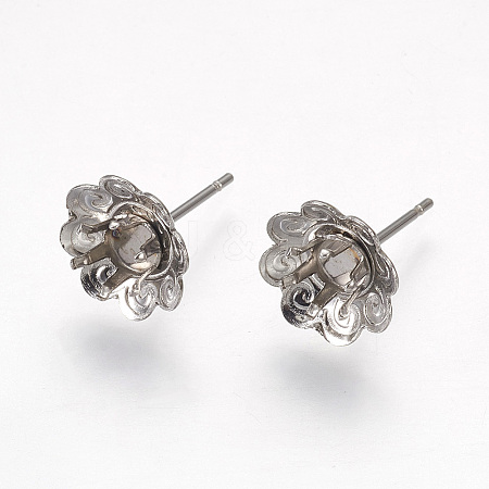 Tarnish Resistant 304 Stainless Steel Ear Stud Components LS-STAS-G187-19P-1