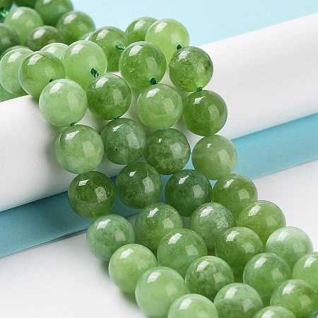 Dyed Natural Malaysia Jade Beads Strands X-G-G021-02C-04-1