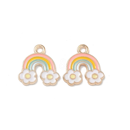 Easter Alloy Enamel Pendants ENAM-I055-01KCG-02-1
