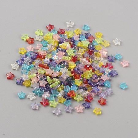 Transparent Acrylic Beads TACR-CJC0001-07-1