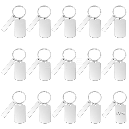 201 Stainless Steel Keychain KEYC-UN00008-1