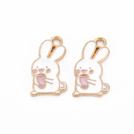 Alloy Enamel Pendants ENAM-N054-66E-NR-1