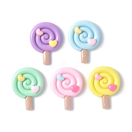 Opaque Resin Cabochons X-CRES-P023-03-1