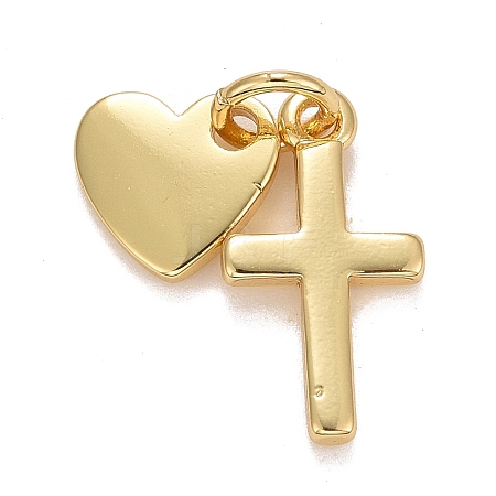 Rack Plating Brass Pendants LS-KK-E275-08G-1