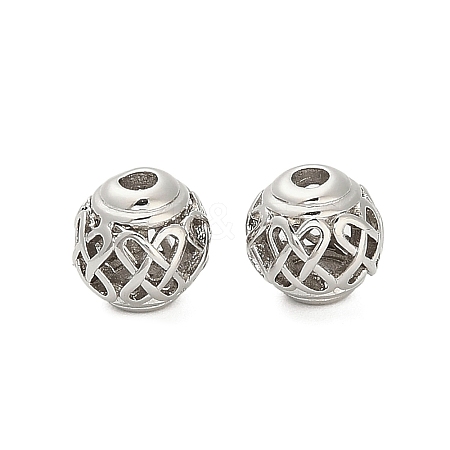 Brass Beads KK-K374-09P-1