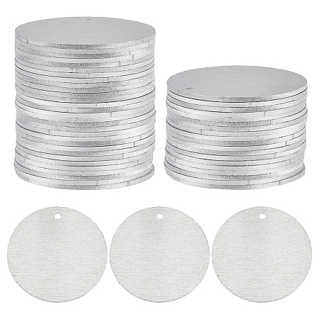 30Pcs Aluminum Pendants FIND-SC0009-99-1