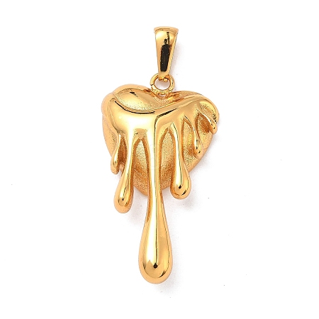 304 Stainless Steel Pendants STAS-L309-17G-1