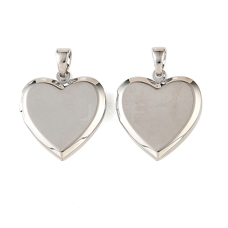 Brass Locket Pendants KK-CBA7157-08P-1