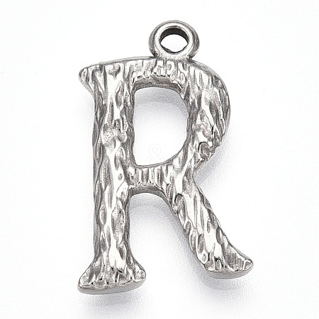 304 Stainless Steel Pendants STAS-N117-01P-R-1