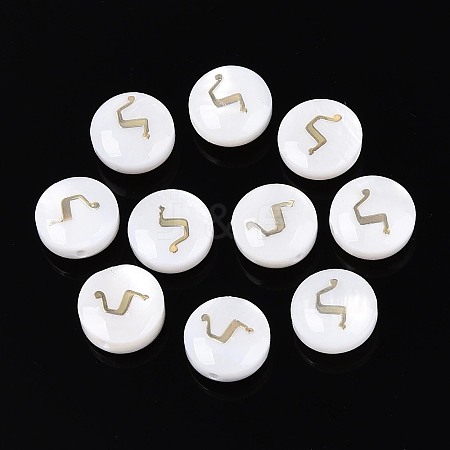 Natural Freshwater Shell Beads LS-BSHE-ZX007-03G-1