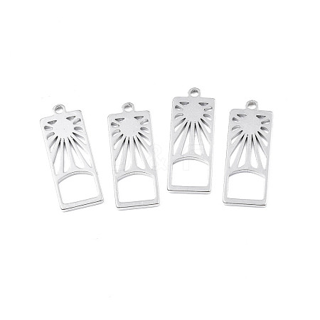 Non-Tarnish 201 Stainless Steel Pendants STAS-T063-171P-1