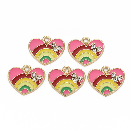 Alloy Enamel Charms ENAM-S126-094-NR-1