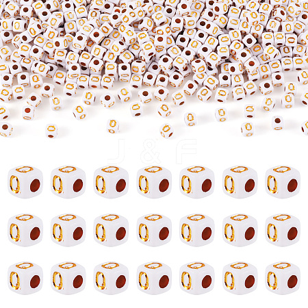 Opaque Acrylic Beads MACR-TAG0001-07Q-1