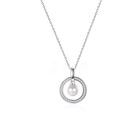 925 Sterling Silver Pendant Necklaces NJEW-BB34125-1