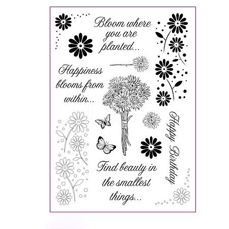 Happiness Clear Silicone Stamps PW-WGFBE8C-01-1