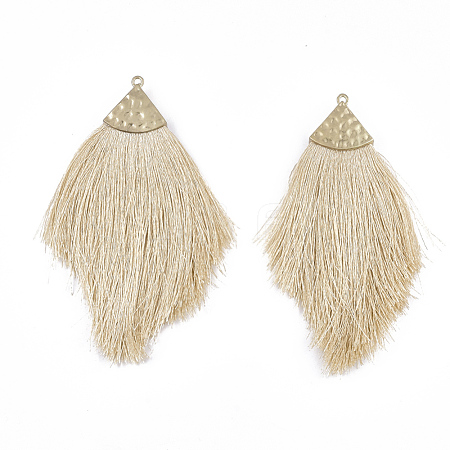 Polyester Tassel Big Pendant Decorations FIND-T042-07-1