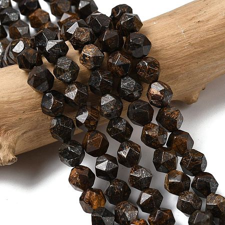 Natural Bronzite Beads Strands G-Z119-A30-01-1