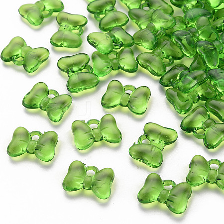 Transparent Acrylic Pendants LS-TACR-T024-02BA-925-1