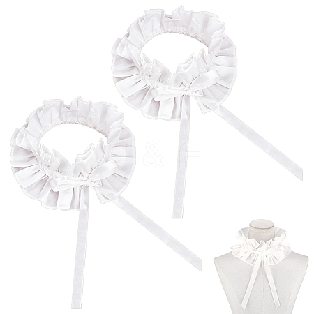Polycotton Faux Collar AJEW-WH0481-131A-1