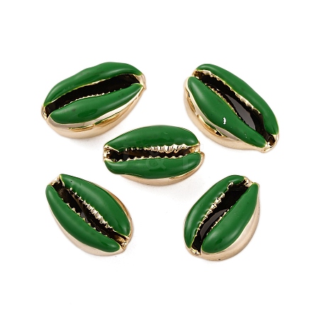 Electroplated Cowrie Shell Beads SSHEL-M023-05D-1