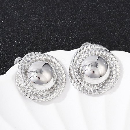 304 Stainless Steel Stud Earrings EJEW-G423-13P-1