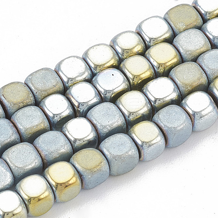 Electroplate Non-magnetic Synthetic Hematite Beads Strands G-N0318-39-C-1