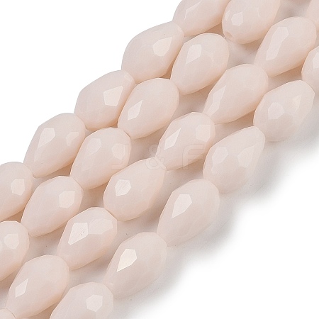 Opaque Solid Color Imitation Jade Beads Strands EGLA-N013-P10mm-D08-1