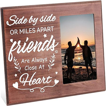 MDF Wood Photo Frames DIY-WH0231-041-1