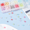 Electroplate Crackle Glass Beads CCG-PH0003-14B-5