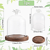 SUNNYCLUE 1Pc Glass Dome Cover AJEW-SC0002-60A-02-2