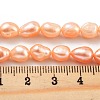 Natural Cultured Freshwater Pearl Beads Strands PEAR-P062-29B-5