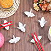 Paper Crane Ceramic Chopstick Stands DJEW-WH0058-12A-4