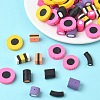 Mixed Shapes Handmade Polymer Clay Beads X-CLAY-R060-113-5