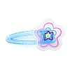 Flower Acrylic Alligator Hair Clips OHAR-H002-01B-02-1