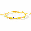 Glass Beads Braided Bead Bracelets TN6908-4-1