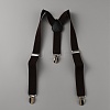 Adjustable Polyester Y-Shaped Heavy Duty Suspenders AJEW-WH0307-23M-1