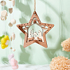 Wood Pendants LS-FIND-WH0162-09-5