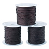 3 Rolls 3 Styles Round Nylon Braided Cord NWIR-TADJ0001-03C-1