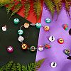 Halloween/Christmas Theme Handmade Polymer Clay Beads CLAY-NB0001-20-2