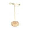 Aluminum Alloy T- Shape Earring Display Stand EDIS-WH0005-07G-A-1