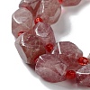 Natural Strawberry Quartz Beads Strands G-C182-14-01-4